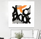 Chromatic Impulse VI by June Erica Vess on GIANT ART - orange abstract