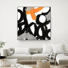 Chromatic Impulse VI by June Erica Vess on GIANT ART - orange abstract