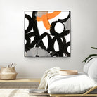 Chromatic Impulse VI by June Erica Vess on GIANT ART - orange abstract