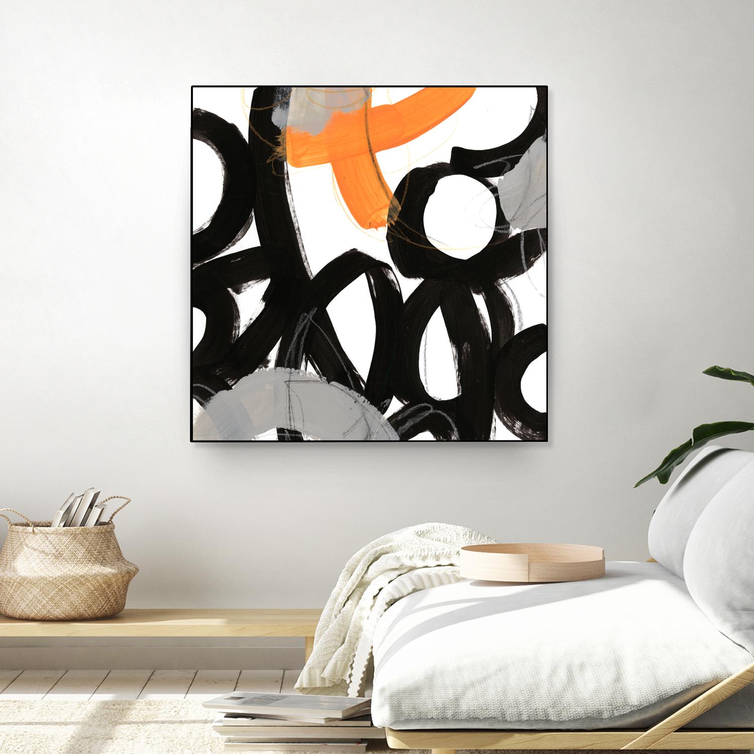 Chromatic Impulse VI by June Erica Vess on GIANT ART - orange abstract