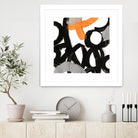 Chromatic Impulse VI by June Erica Vess on GIANT ART - orange abstract