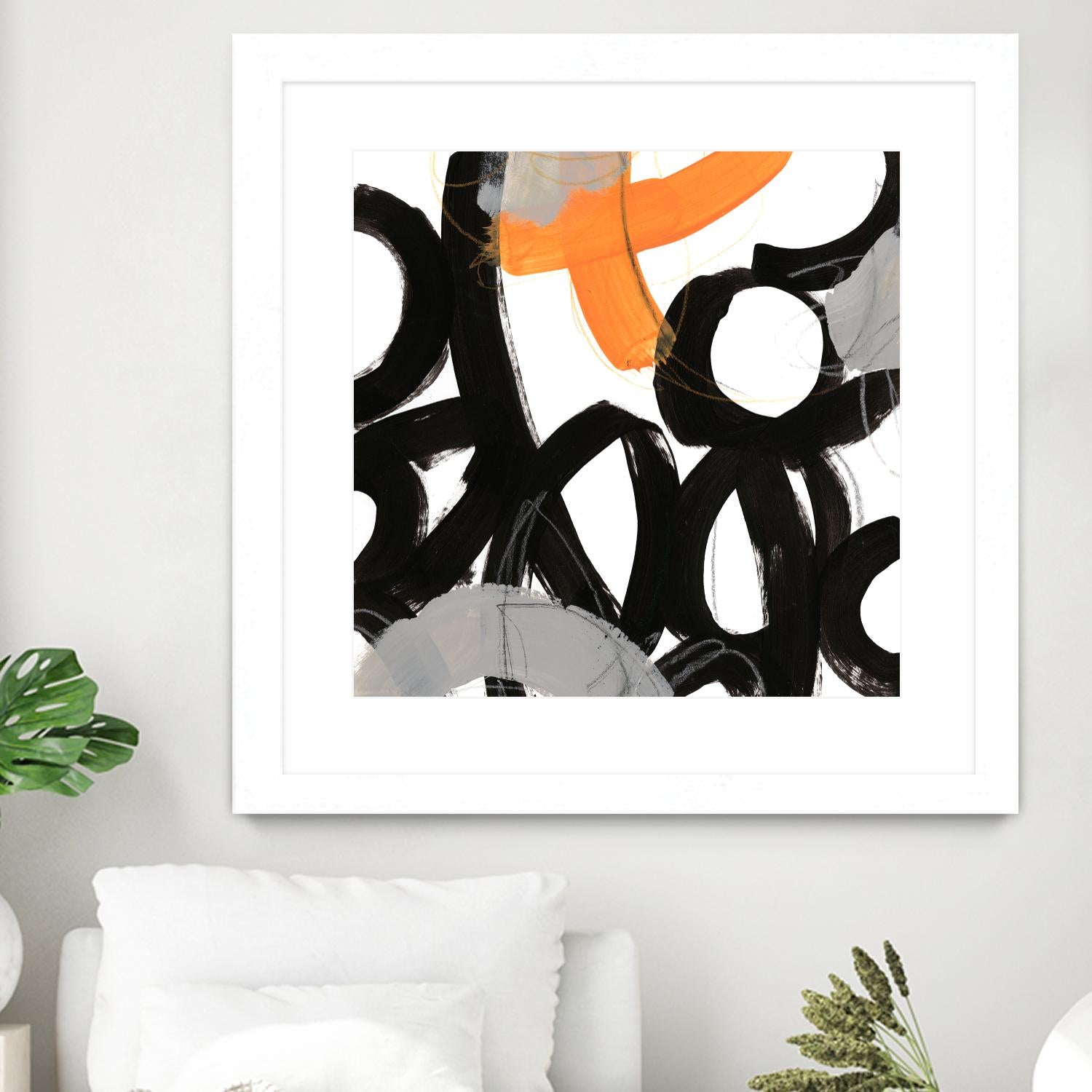 Chromatic Impulse VI by June Erica Vess on GIANT ART - orange abstract