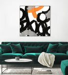 Chromatic Impulse VI by June Erica Vess on GIANT ART - orange abstract