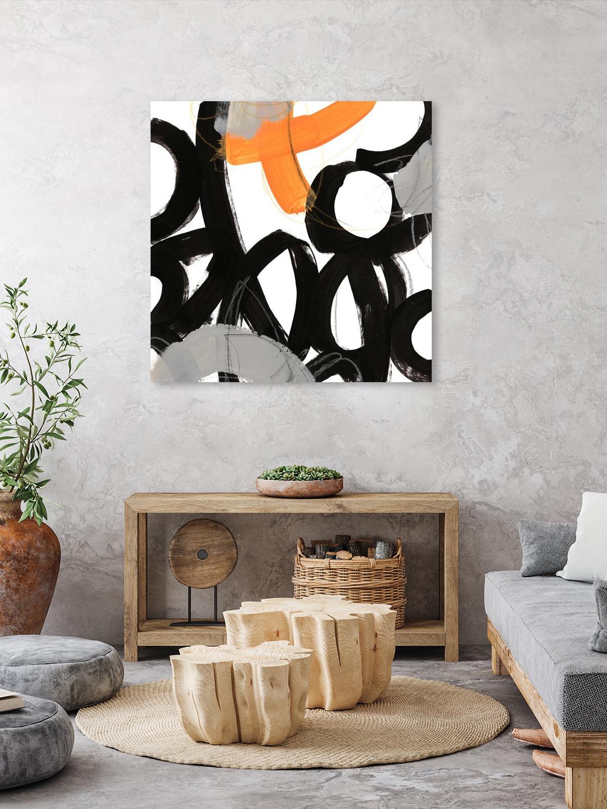 Chromatic Impulse VI by June Erica Vess on GIANT ART - orange abstract