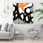 Chromatic Impulse VI by June Erica Vess on GIANT ART - orange abstract