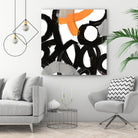 Chromatic Impulse VI by June Erica Vess on GIANT ART - orange abstract