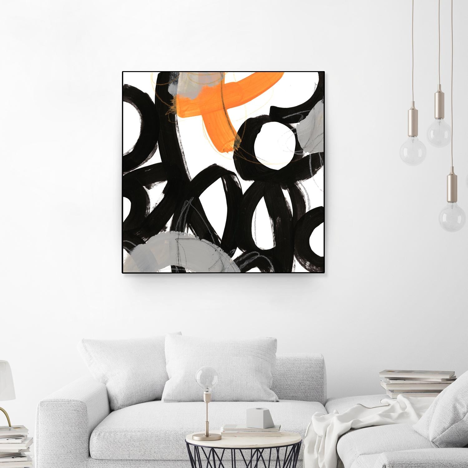 Chromatic Impulse VI by June Erica Vess on GIANT ART - orange abstract