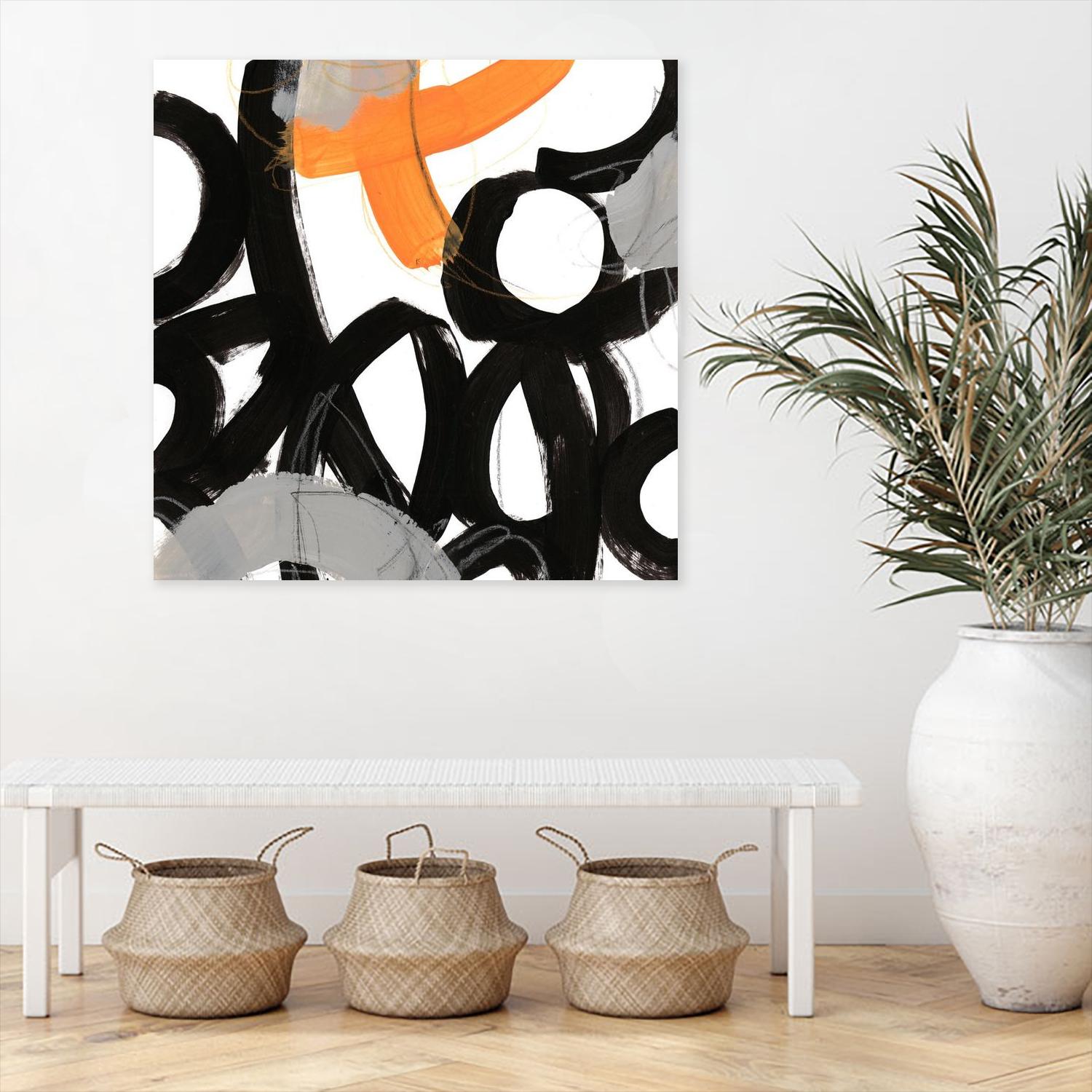 Chromatic Impulse VI by June Erica Vess on GIANT ART - orange abstract