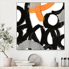 Chromatic Impulse VI by June Erica Vess on GIANT ART - orange abstract