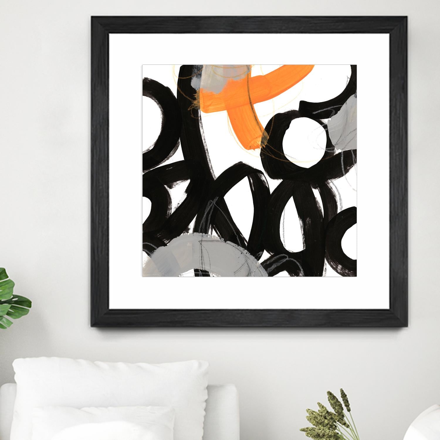 Chromatic Impulse VI by June Erica Vess on GIANT ART - orange abstract