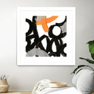 Chromatic Impulse VI by June Erica Vess on GIANT ART - orange abstract