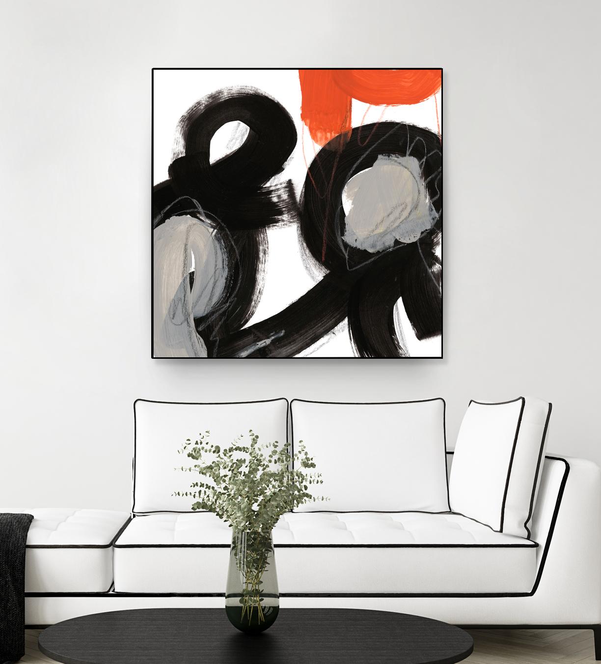 Chromatic Impulse VII by June Erica Vess on GIANT ART - orange abstract