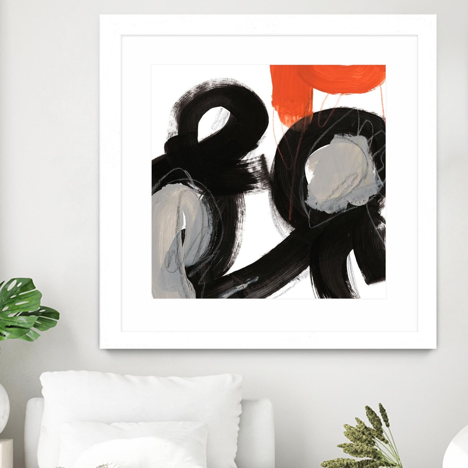 Chromatic Impulse VII by June Erica Vess on GIANT ART - orange abstract