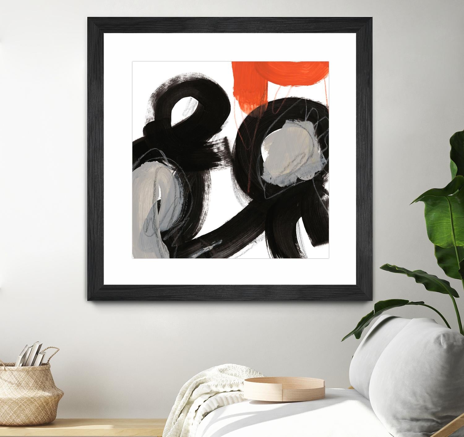 Chromatic Impulse VII by June Erica Vess on GIANT ART - orange abstract