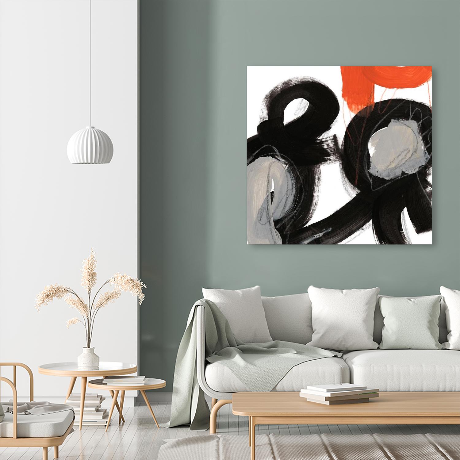 Chromatic Impulse VII by June Erica Vess on GIANT ART - orange abstract