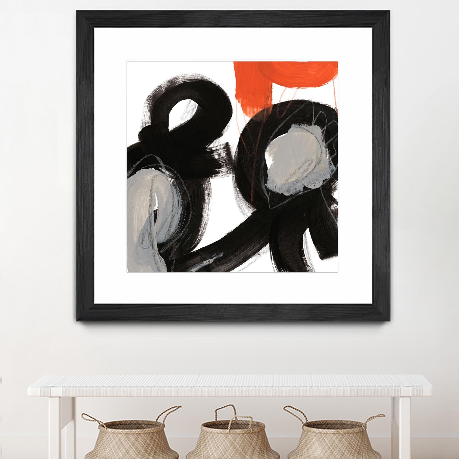 Chromatic Impulse VII by June Erica Vess on GIANT ART - orange abstract