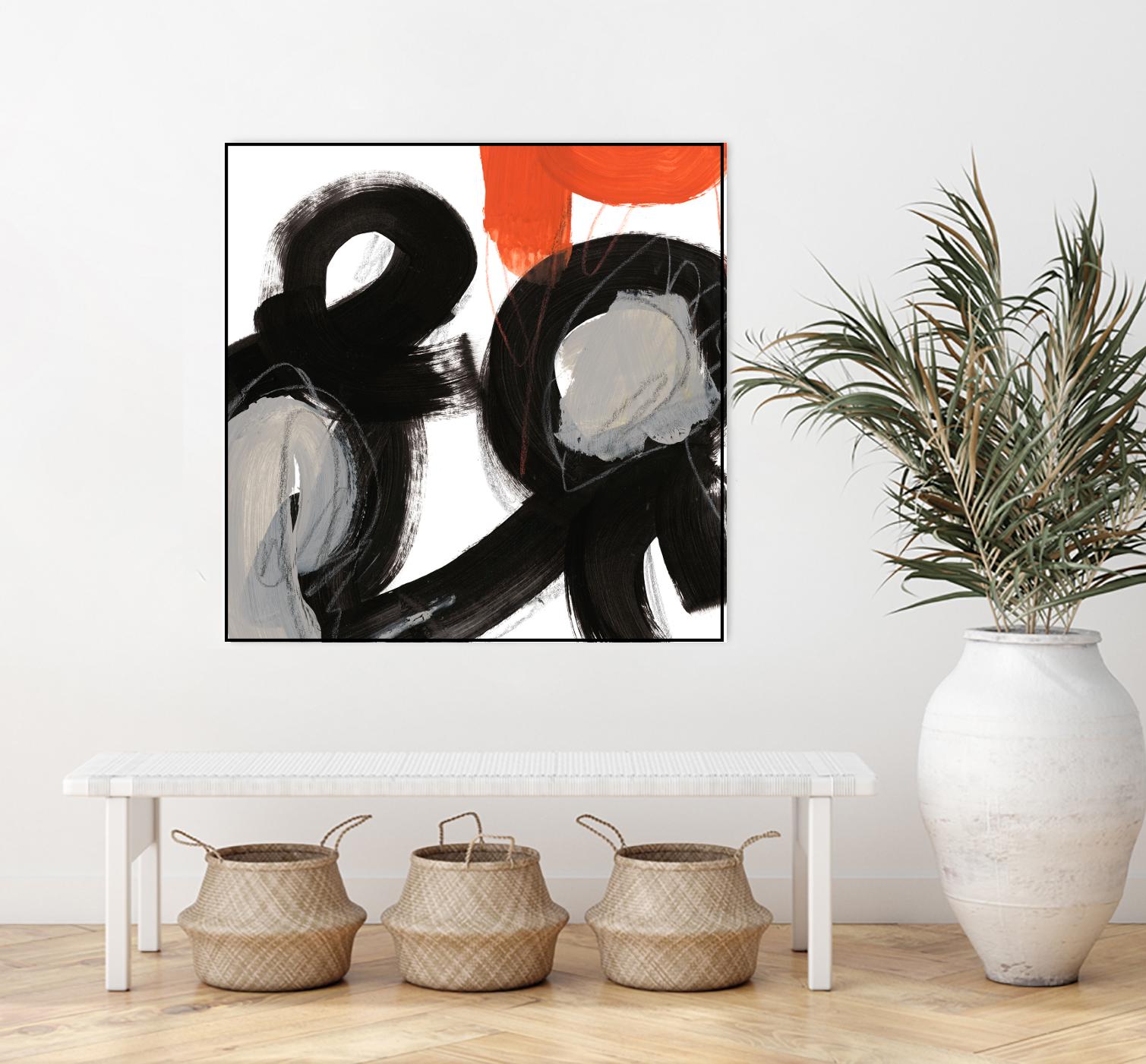 Chromatic Impulse VII by June Erica Vess on GIANT ART - orange abstract