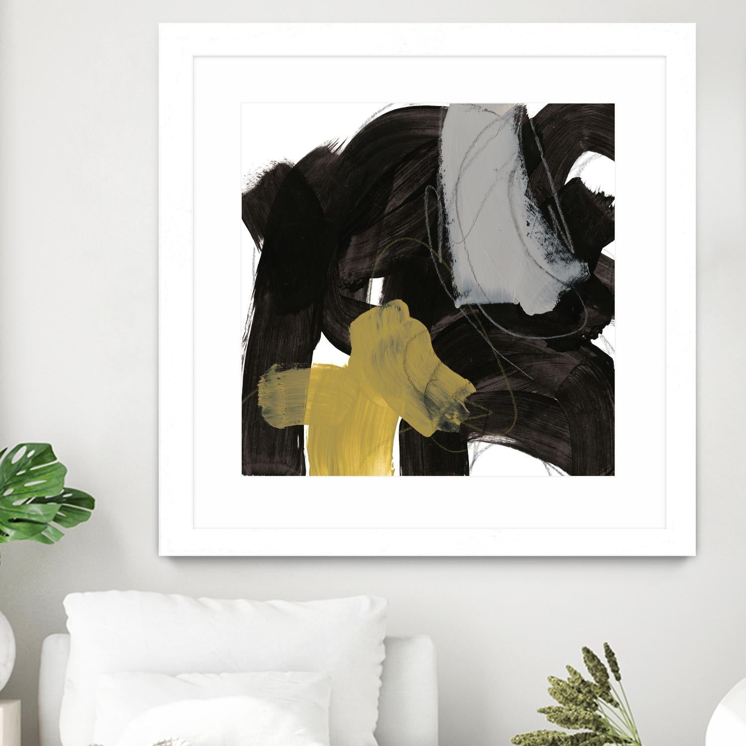 Chromatic Impulse IX by June Erica Vess on GIANT ART - yellow abstract