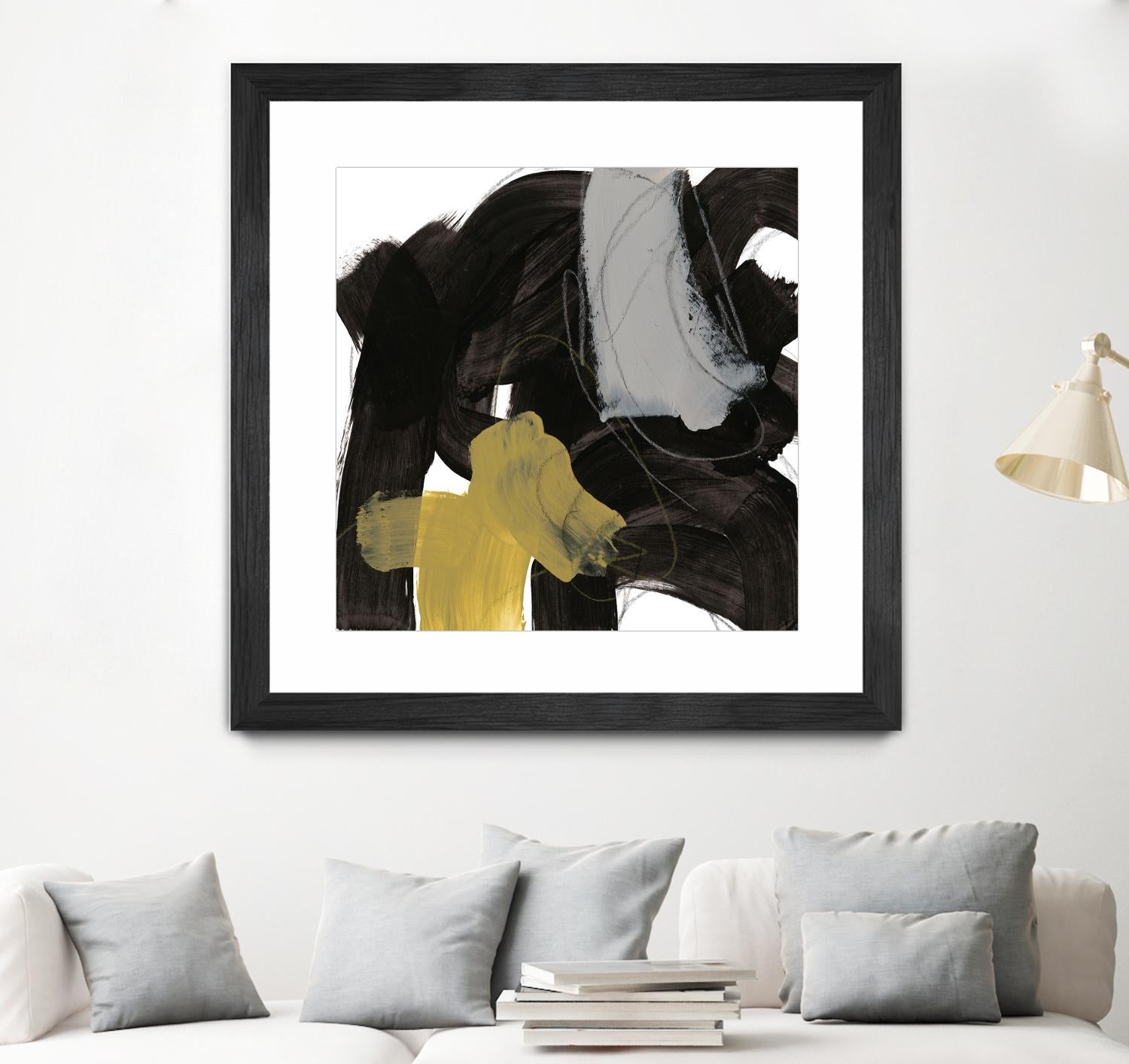 Chromatic Impulse IX by June Erica Vess on GIANT ART - yellow abstract