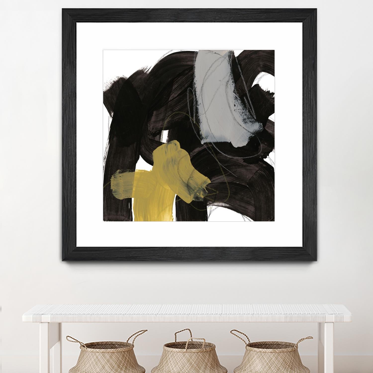 Chromatic Impulse IX by June Erica Vess on GIANT ART - yellow abstract