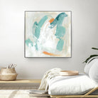 Tidal Current IV by June Erica Vess on GIANT ART - green abstract