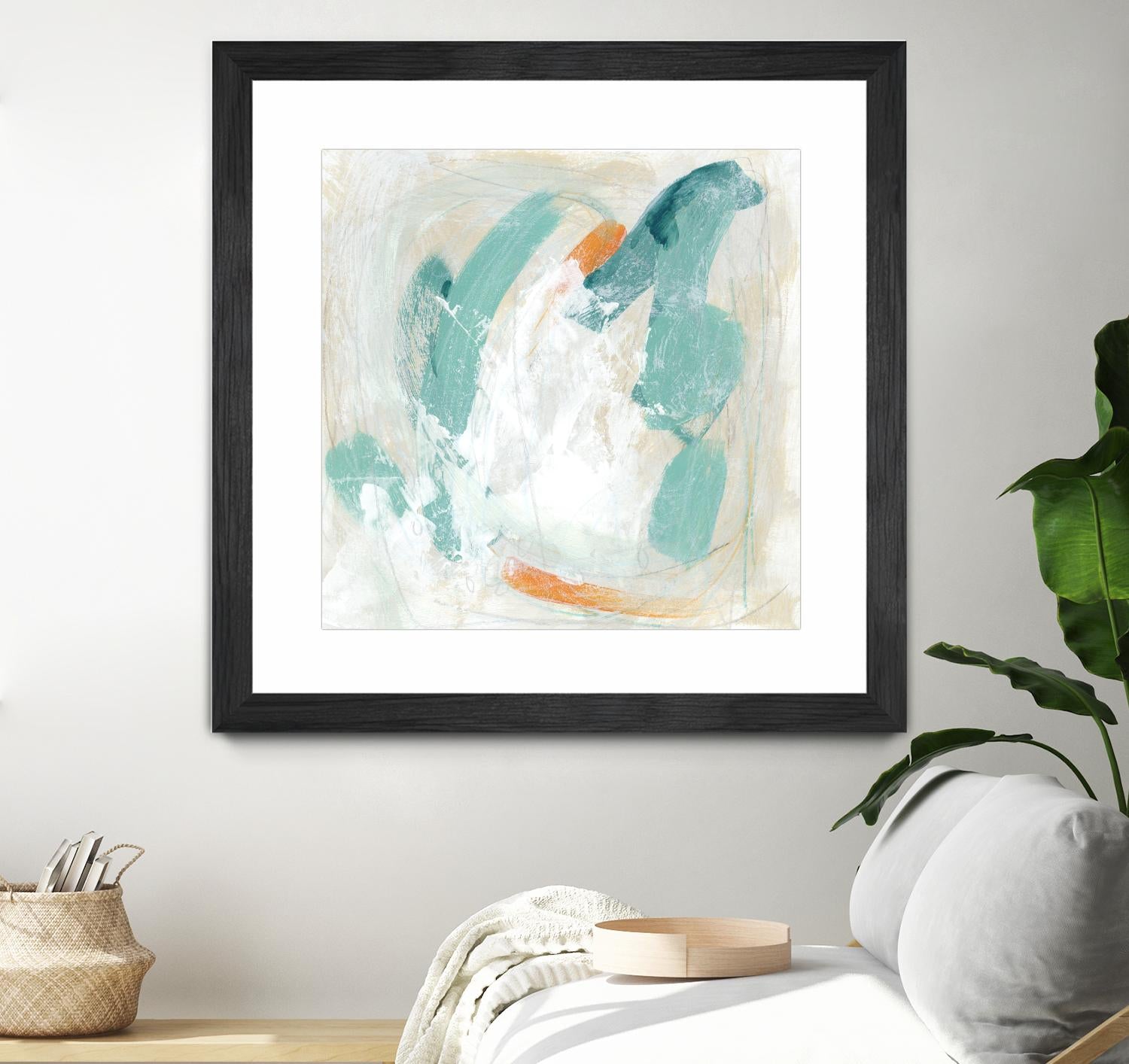 Tidal Current IV by June Erica Vess on GIANT ART - green abstract