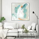 Tidal Current IV by June Erica Vess on GIANT ART - green abstract