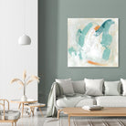 Tidal Current IV by June Erica Vess on GIANT ART - green abstract