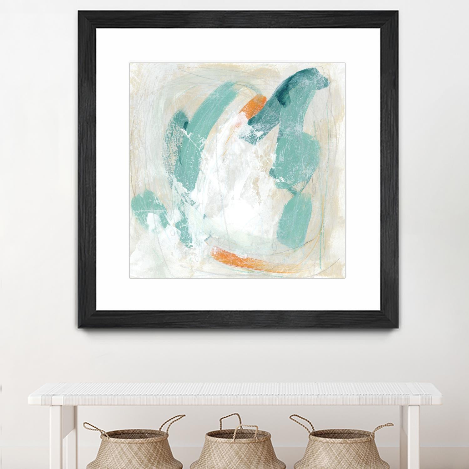 Tidal Current IV by June Erica Vess on GIANT ART - green abstract