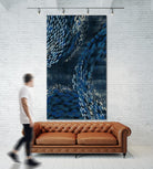 Moon Tide I by Grace Popp on GIANT ART - blue abstract