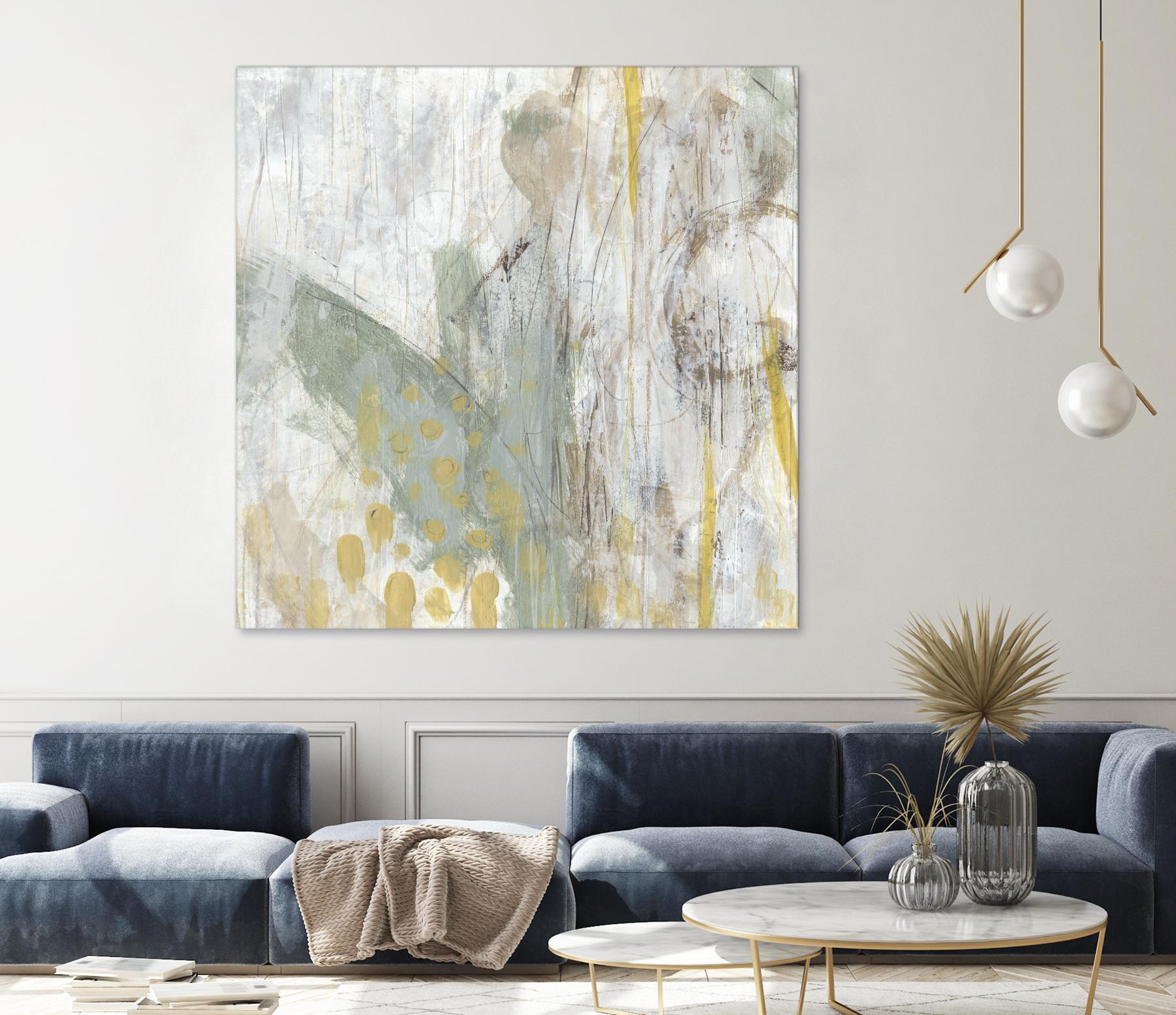 Surface Structure I by June Erica Vess on GIANT ART - green abstract