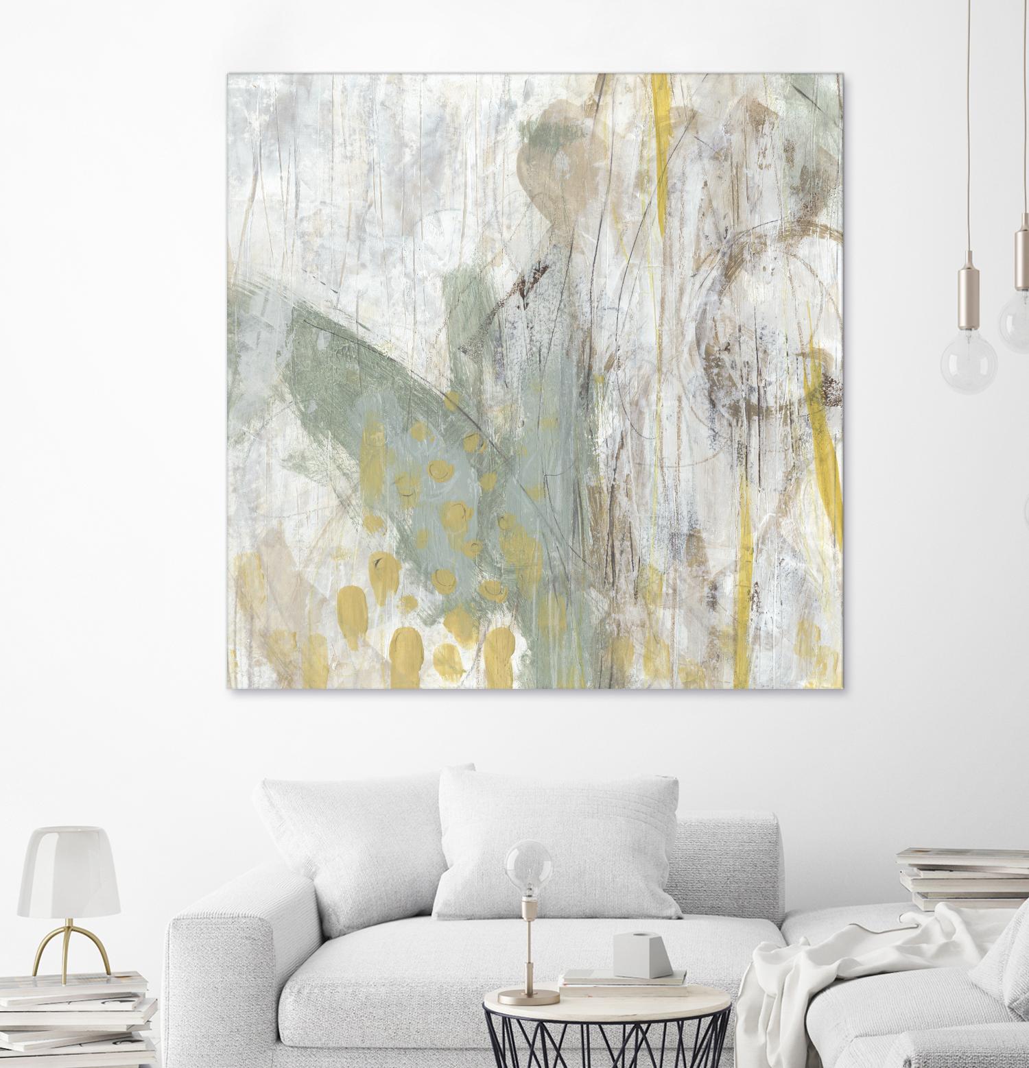 Surface Structure I by June Erica Vess on GIANT ART - green abstract