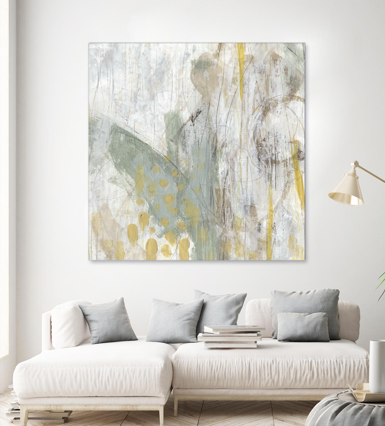 Surface Structure I by June Erica Vess on GIANT ART - green abstract