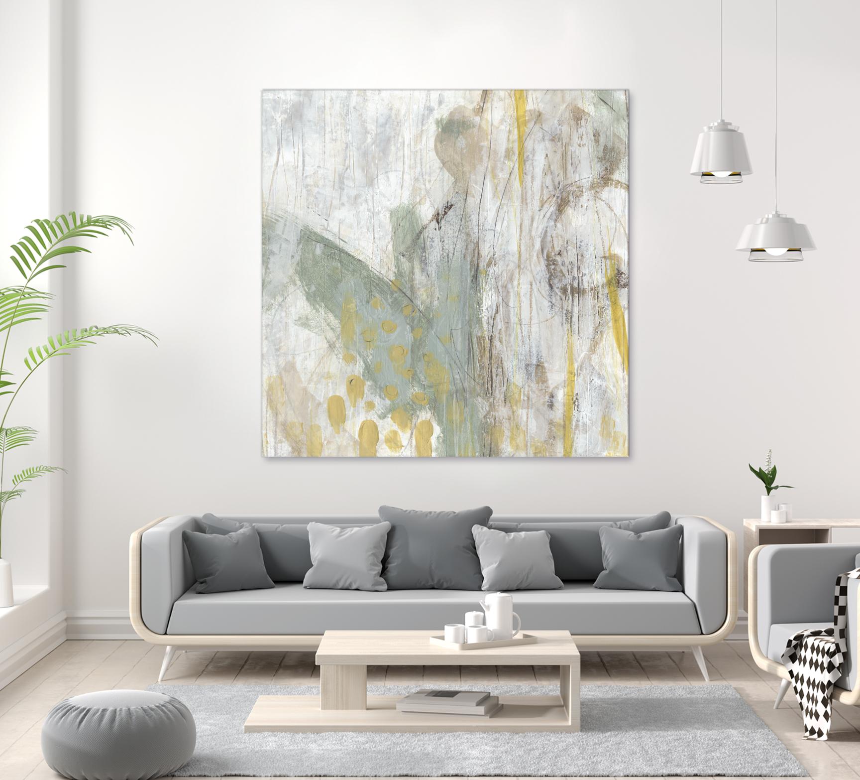 Surface Structure I by June Erica Vess on GIANT ART - green abstract