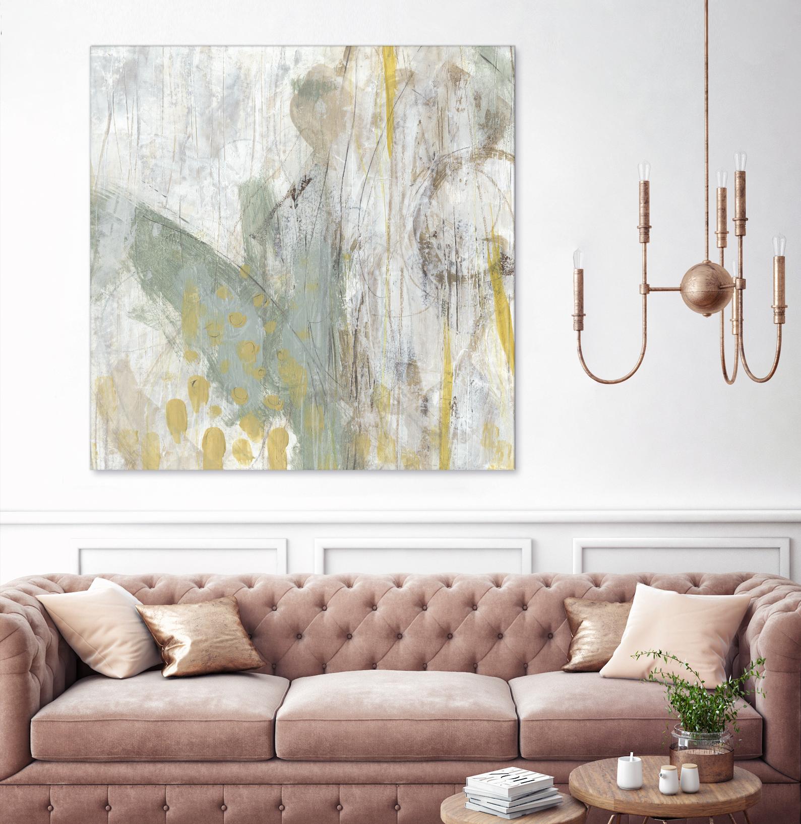 Surface Structure I by June Erica Vess on GIANT ART - green abstract