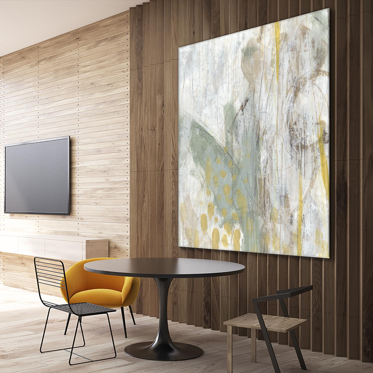 Surface Structure I by June Erica Vess on GIANT ART - green abstract