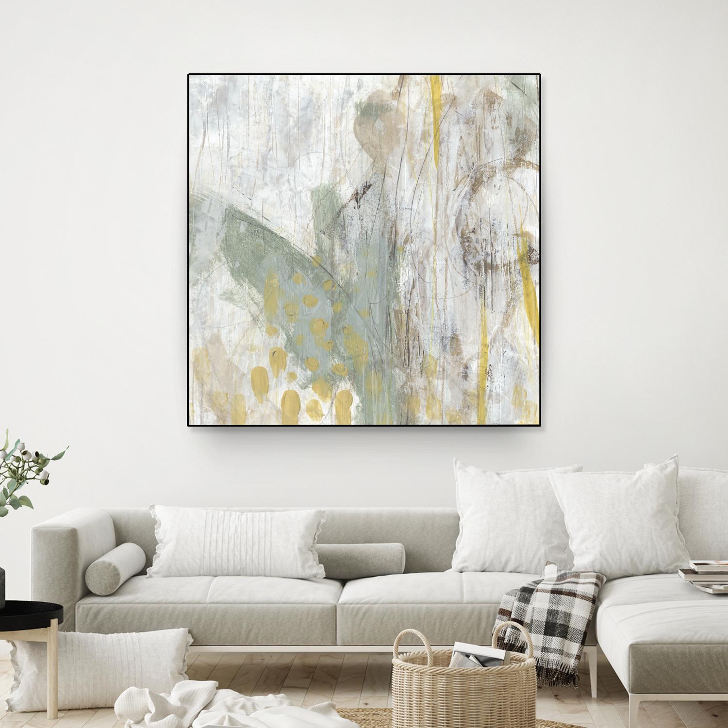 Surface Structure I by June Erica Vess on GIANT ART - green abstract