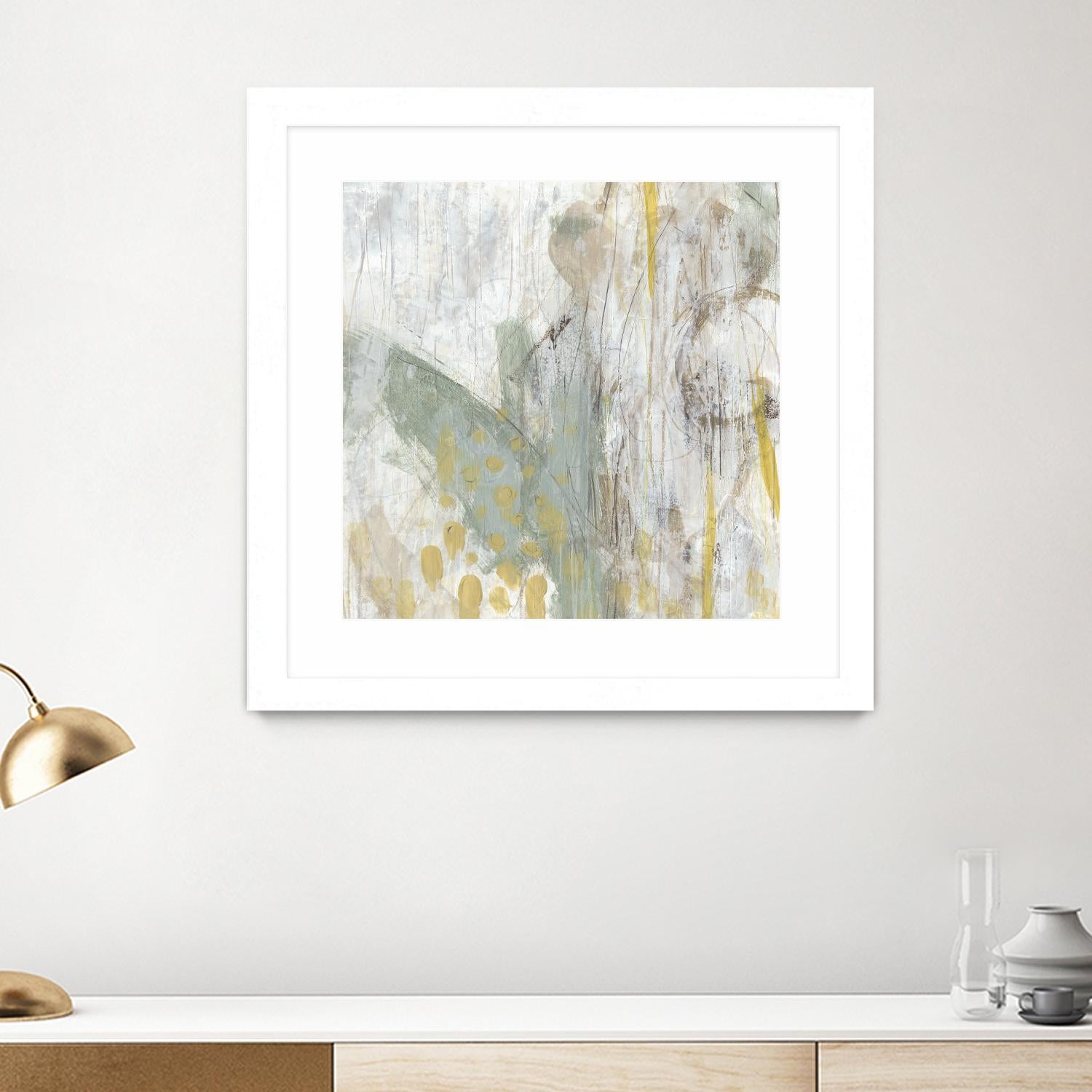 Surface Structure I by June Erica Vess on GIANT ART - green abstract