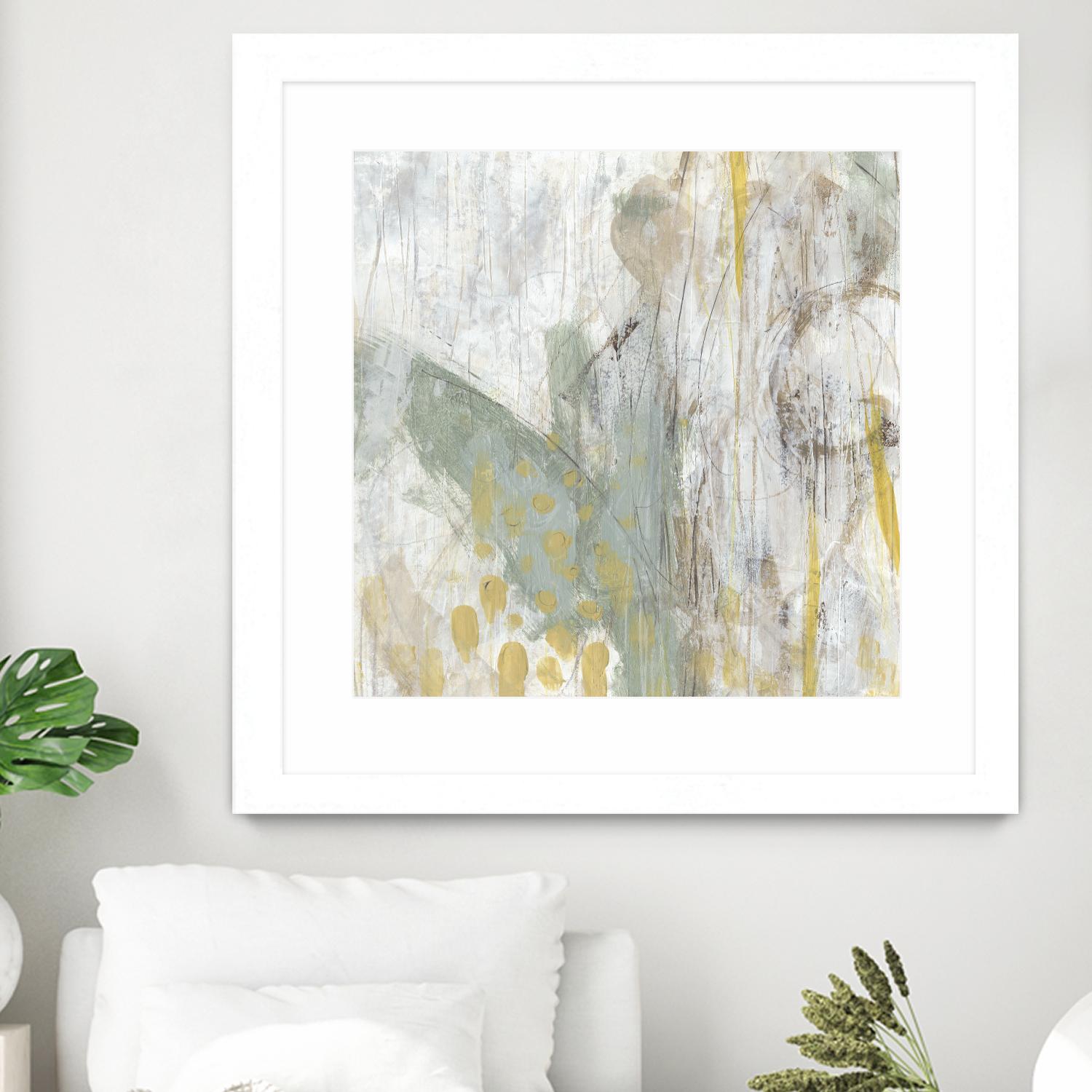 Surface Structure I by June Erica Vess on GIANT ART - green abstract