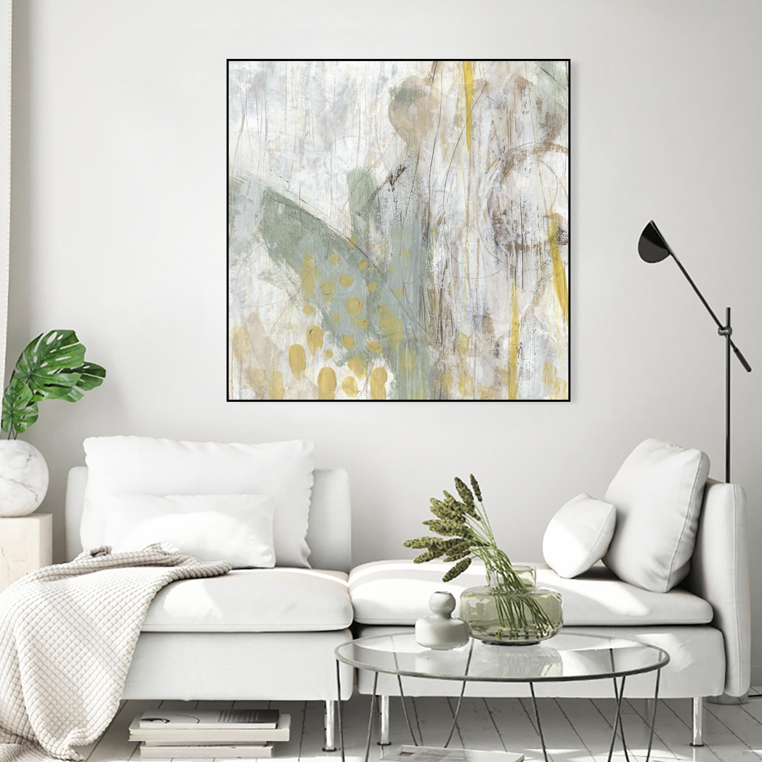 Surface Structure I by June Erica Vess on GIANT ART - green abstract