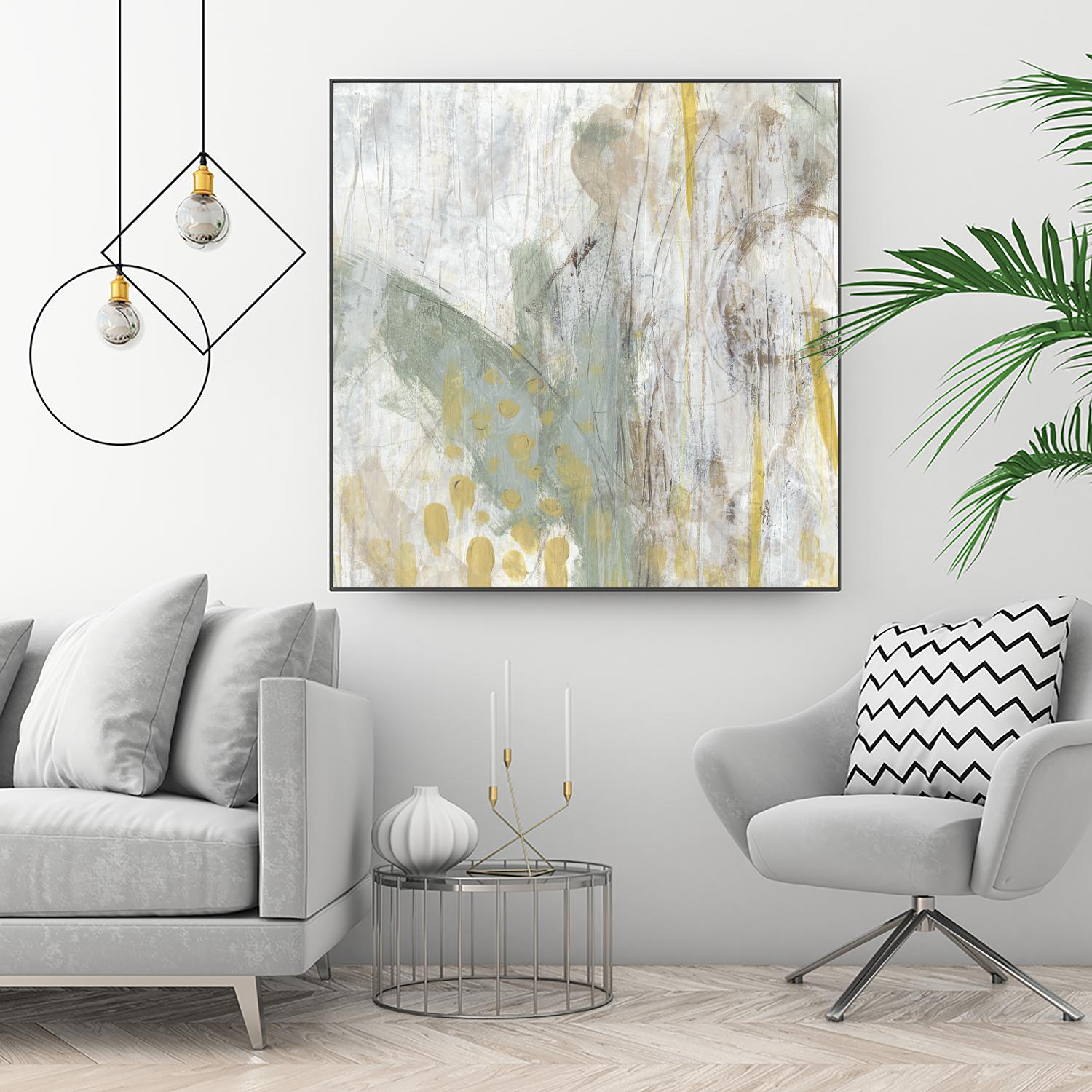 Surface Structure I by June Erica Vess on GIANT ART - green abstract