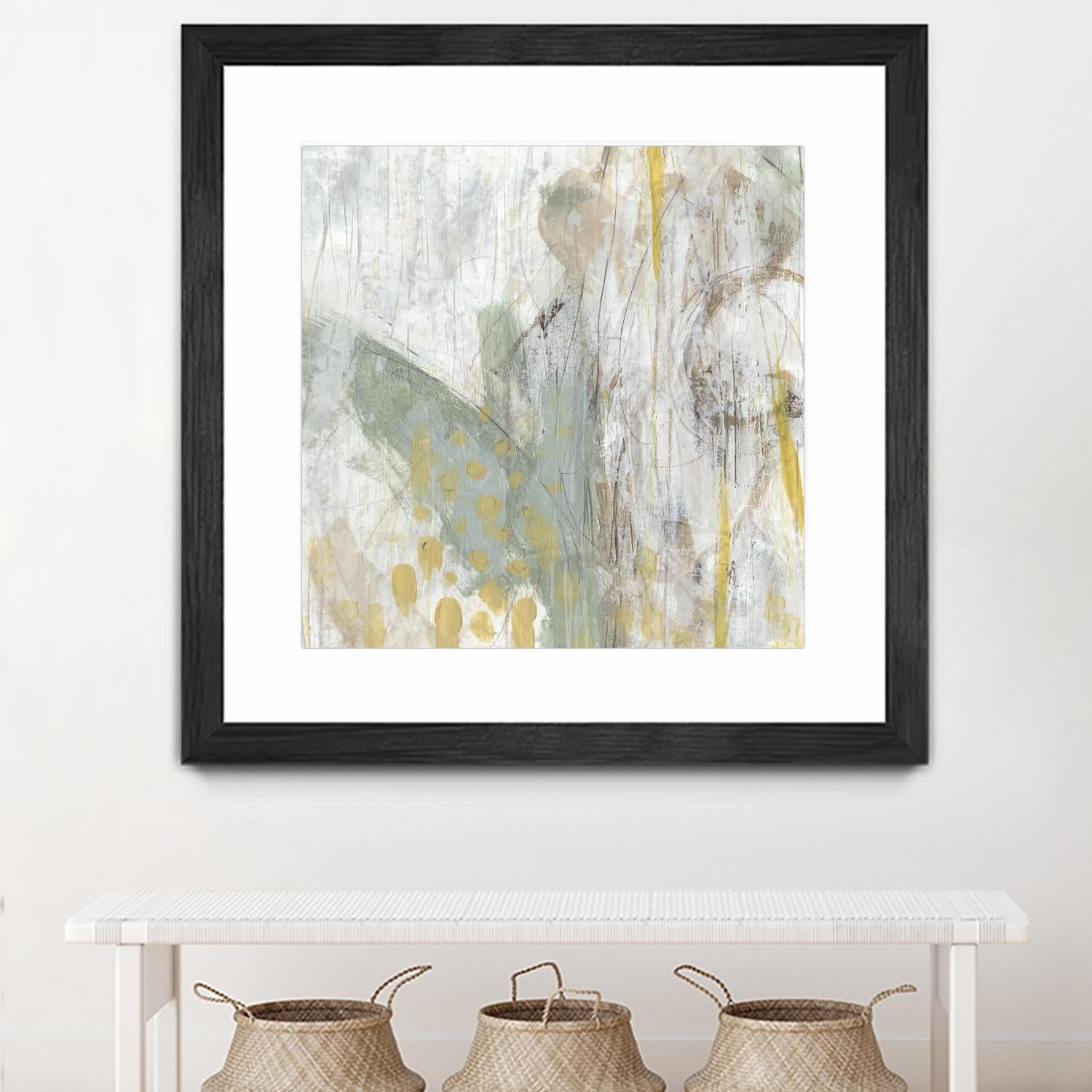 Surface Structure I by June Erica Vess on GIANT ART - green abstract