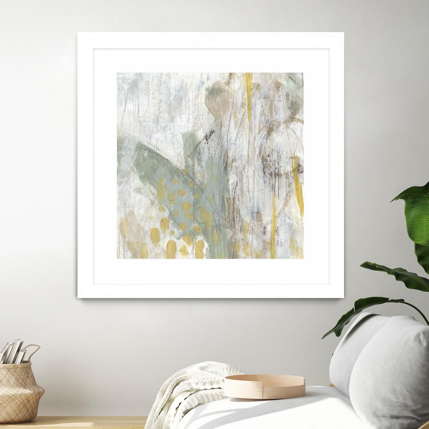 Surface Structure I by June Erica Vess on GIANT ART - green abstract