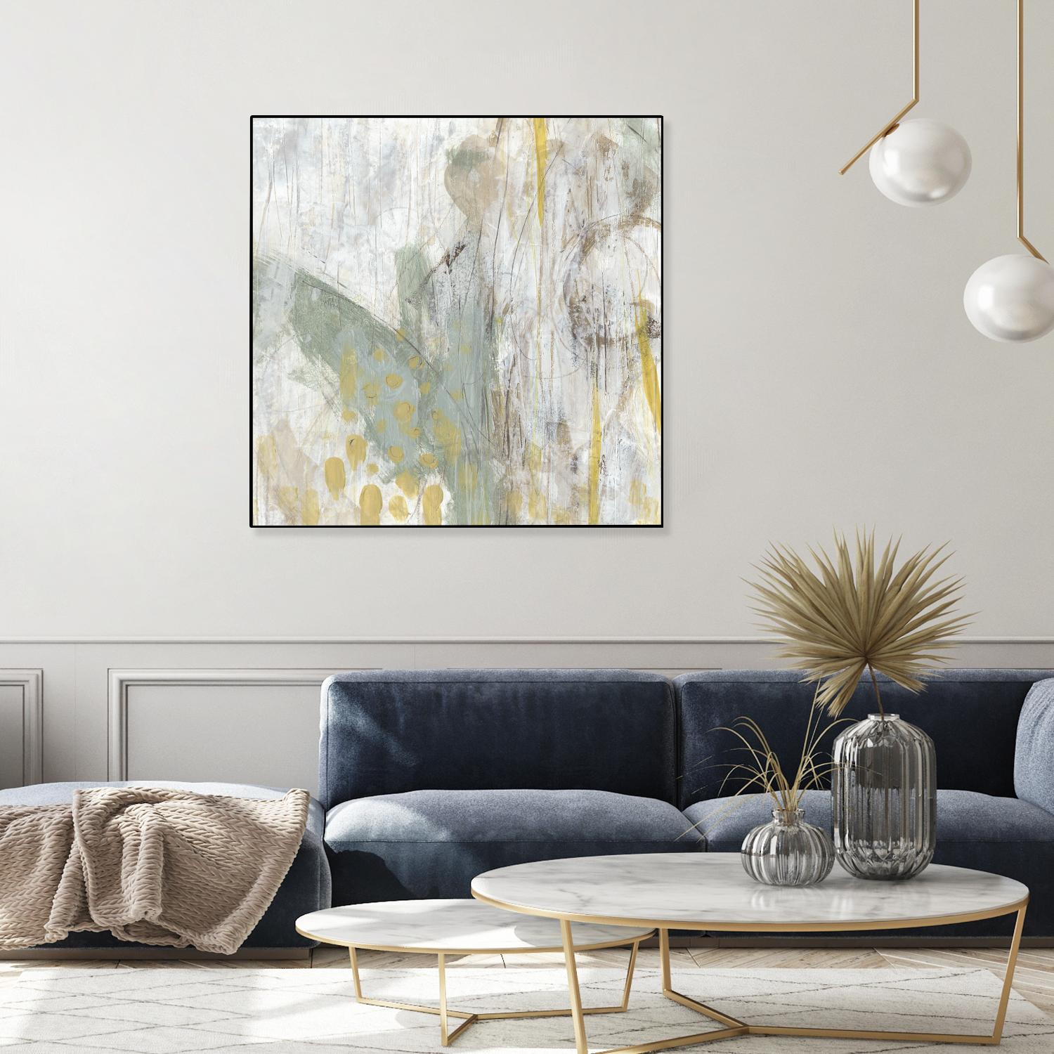 Surface Structure I by June Erica Vess on GIANT ART - green abstract