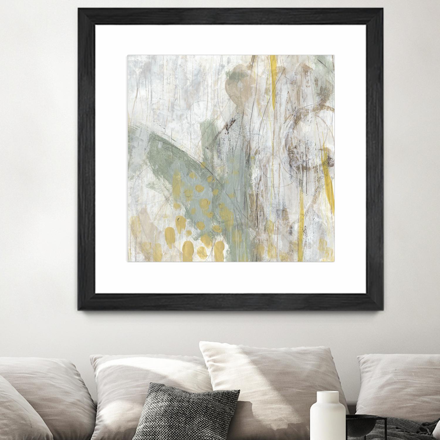 Surface Structure I by June Erica Vess on GIANT ART - green abstract