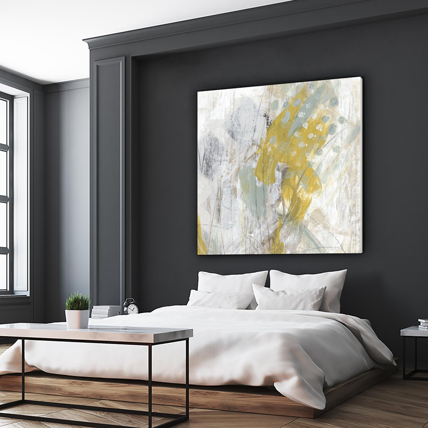 Surface Structure II by June Erica Vess on GIANT ART - yellow abstract