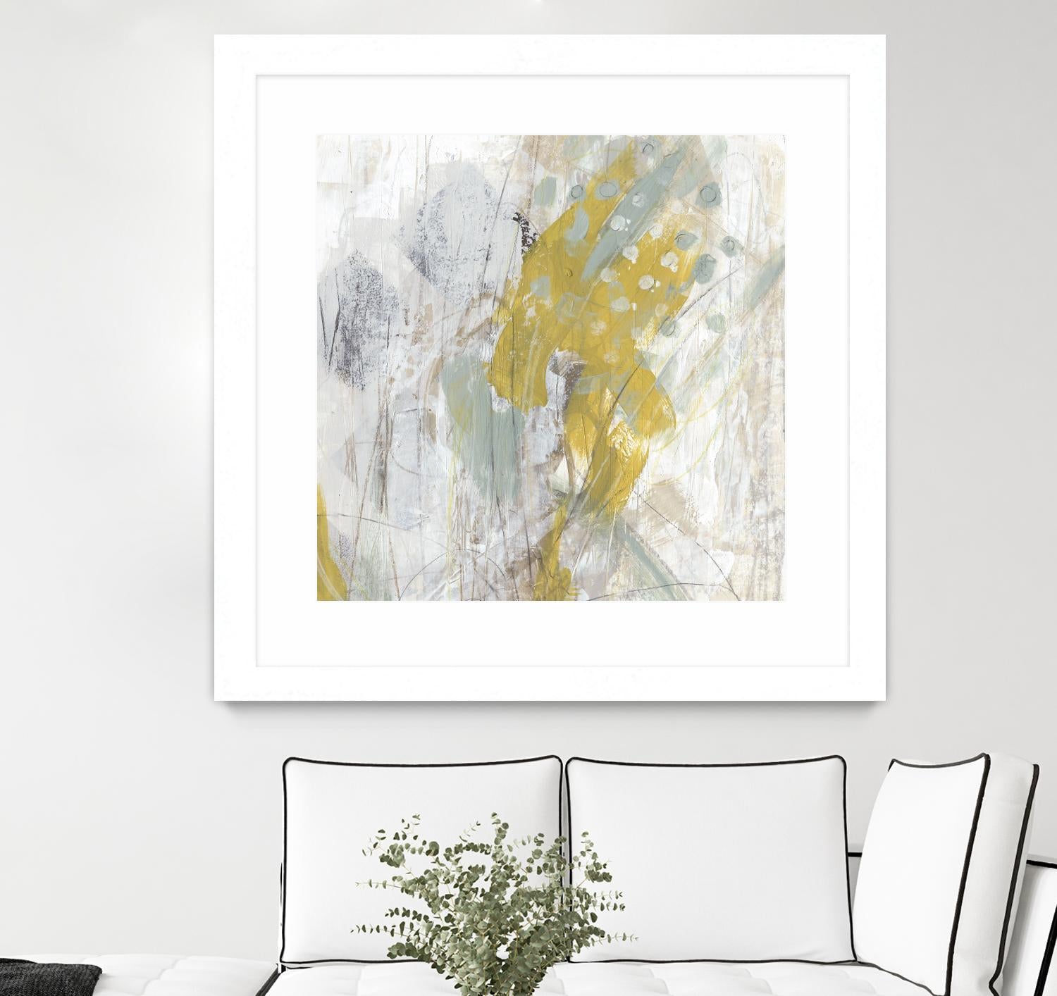 Surface Structure II by June Erica Vess on GIANT ART - yellow abstract