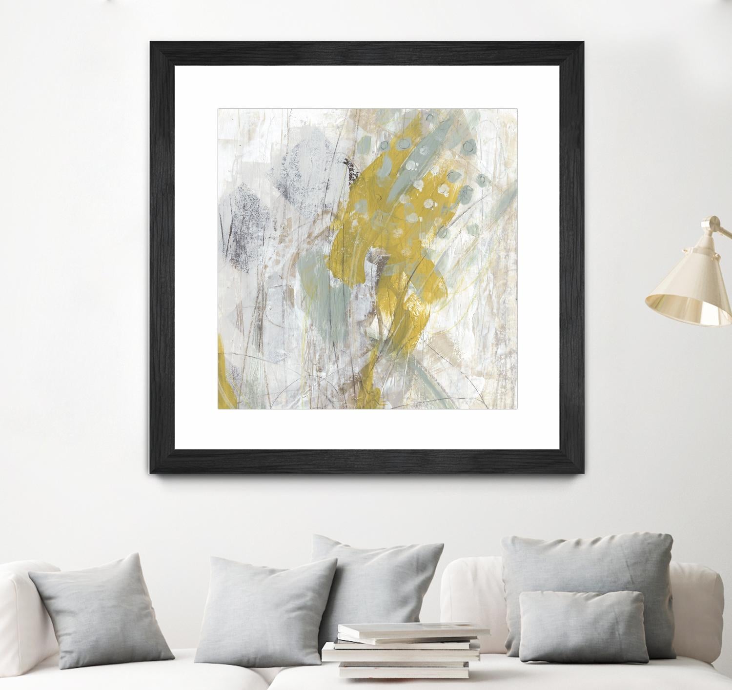 Surface Structure II by June Erica Vess on GIANT ART - yellow abstract