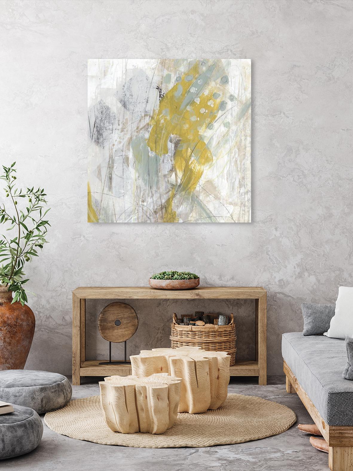 Surface Structure II by June Erica Vess on GIANT ART - yellow abstract