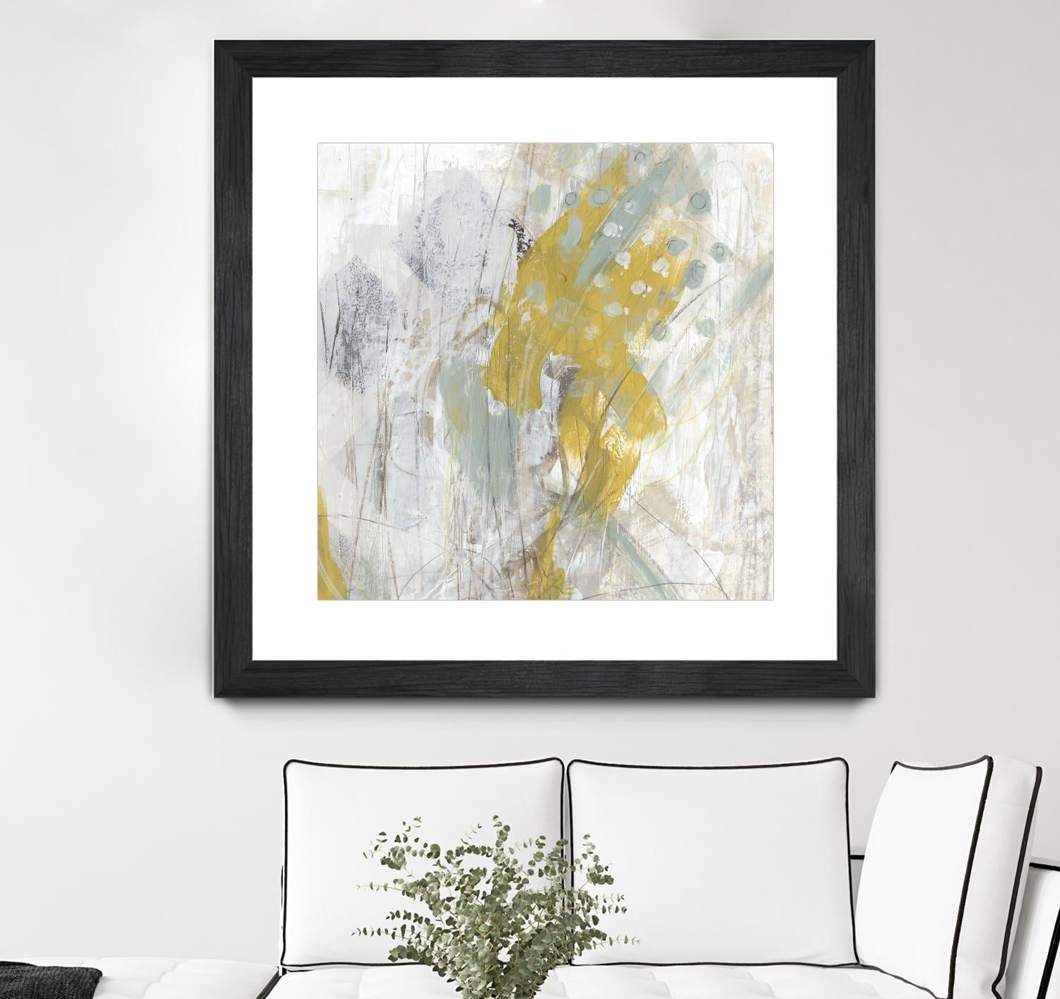 Surface Structure II by June Erica Vess on GIANT ART - yellow abstract